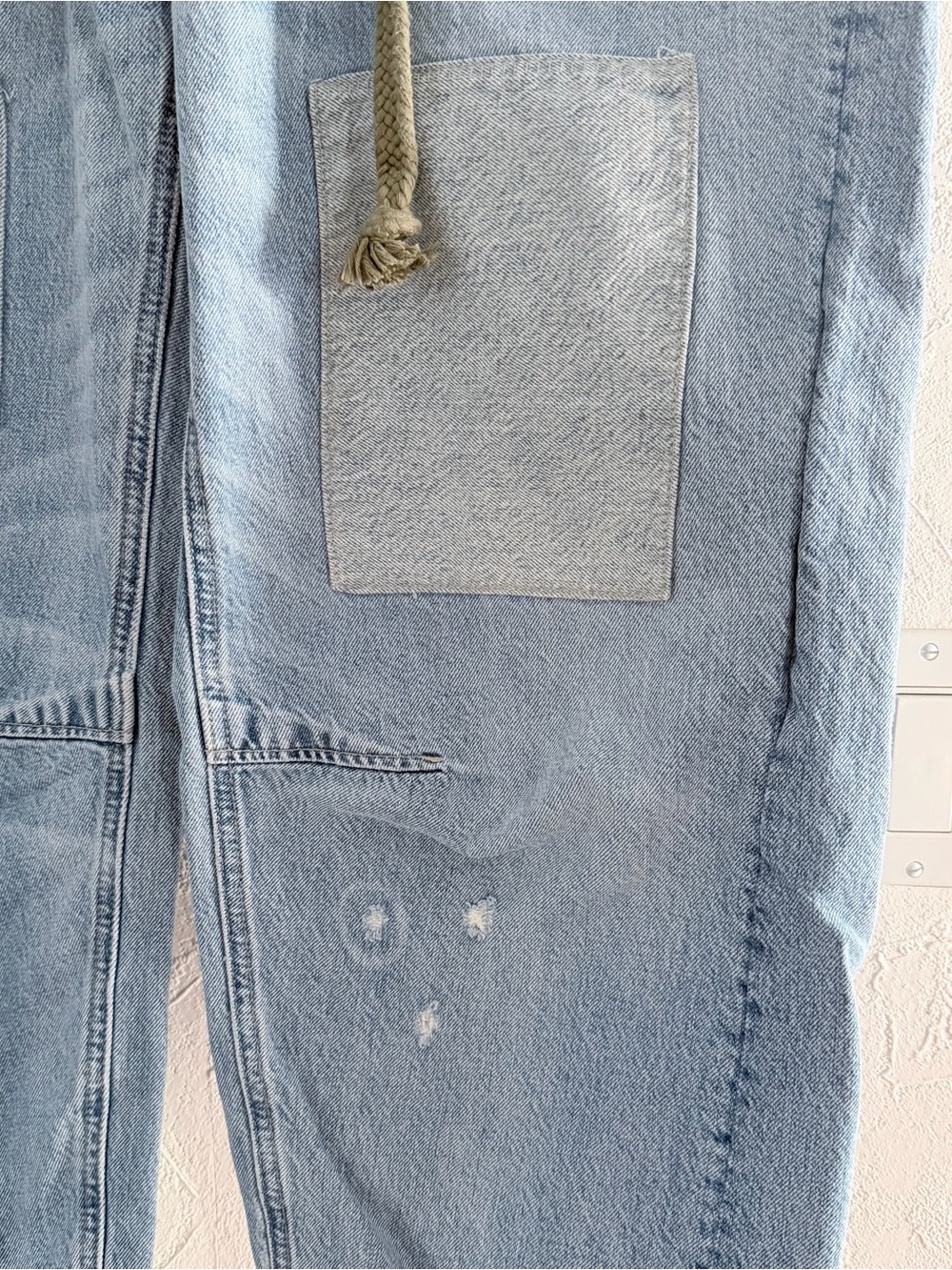 We The Free Moxie Pull-On Barrel Jeans - Truest Blue - sz 31 - Picture 6 of 9